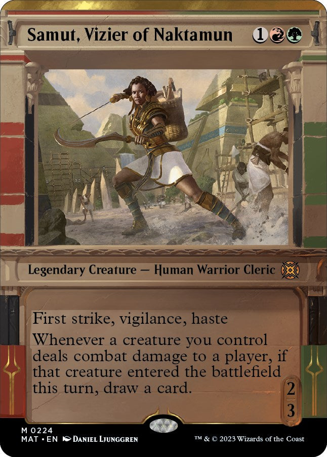 Samut, Vizier of Naktamun (Halo Foil) [MAT - 224]