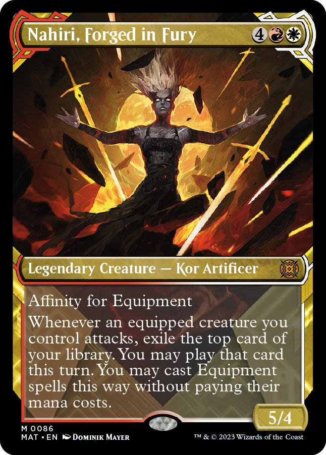 Nahiri, Forged in Fury (Showcase) [MAT - 86]