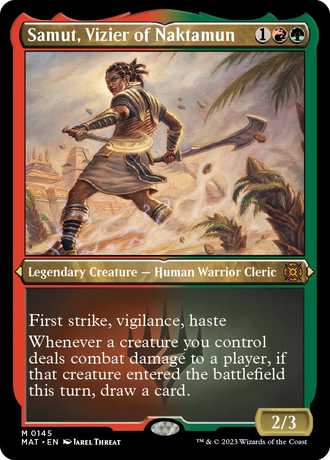 Samut, Vizier of Naktamun (Foil Etched) [MAT - 145]