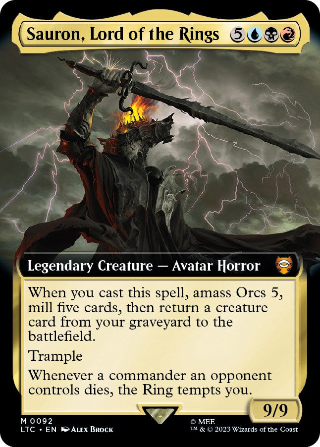 Sauron, Lord of the Rings (Extended Art) [LTC - 92]