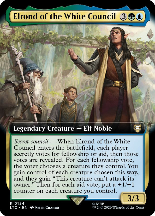 Elrond of the White Council (Extended Art) [LTC - 134]