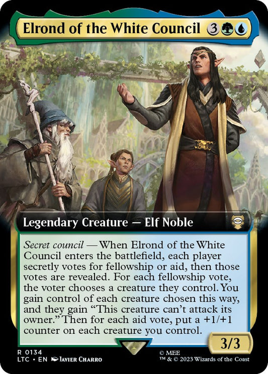 Elrond of the White Council (Extended Art) [LTC - 134]
