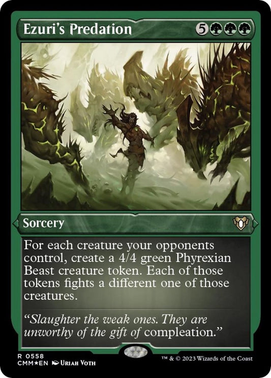 Ezuri's Predation (Foil Etched) [CMM - 558]