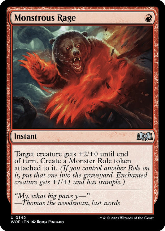 Monstrous Rage [WOE - 142]