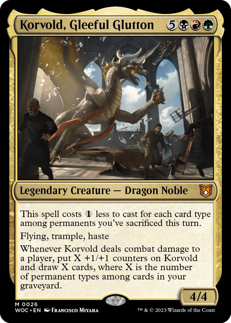Korvold, Gleeful Glutton [WOC - 26]