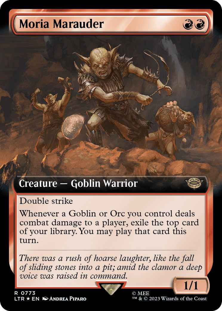 Moria Marauder (Extended Art) (Surge Foil) [LTR - 773]