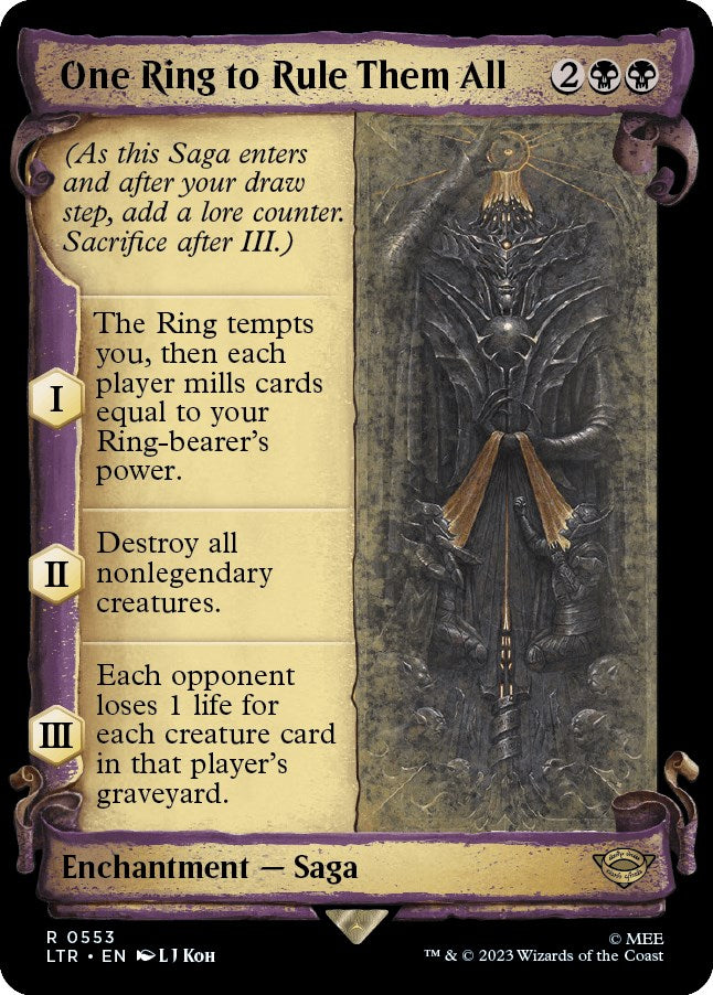 One Ring to Rule Them All (Showcase Scrolls) [LTR - 553]