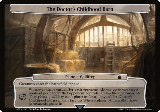 The Doctor's Childhood Barn [WHO - 579]