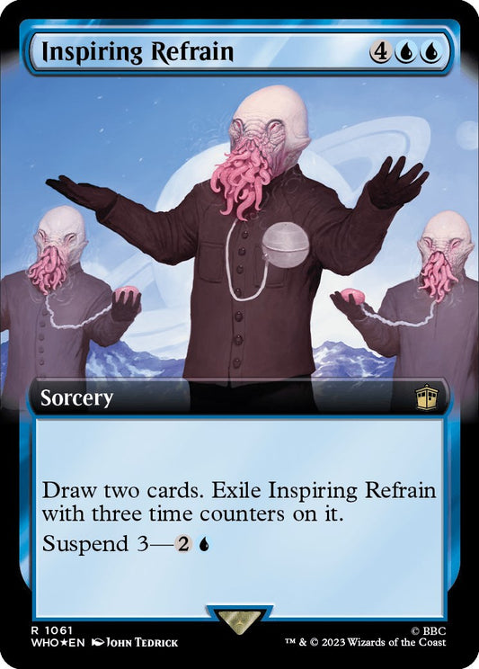 Inspiring Refrain (Extended Art) (Surge Foil) [WHO - 1061]