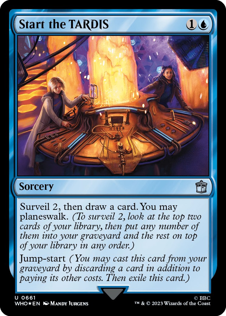 Start the TARDIS (Surge Foil) [WHO - 661]