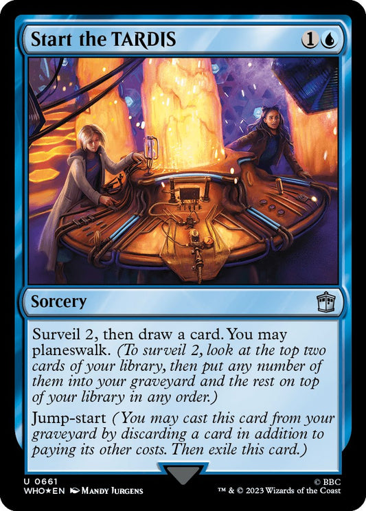 Start the TARDIS (Surge Foil) [WHO - 661]