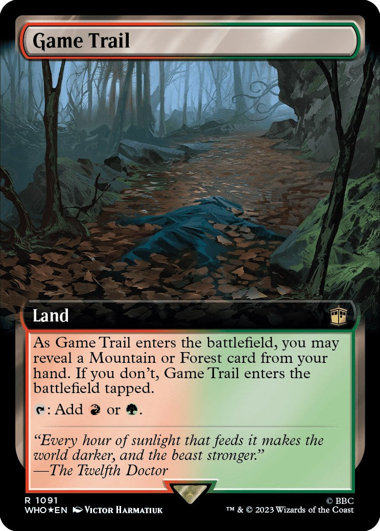 Game Trail (Extended Art) (Surge Foil) [WHO - 1091]
