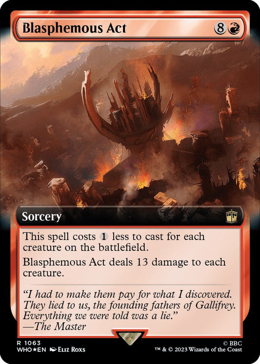 Blasphemous Act (Extended Art) (Surge Foil) [WHO - 1063]