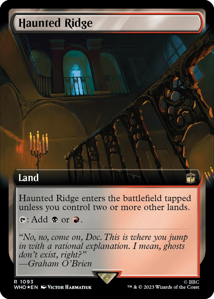 Haunted Ridge (Extended Art) (Surge Foil) [WHO - 1093]