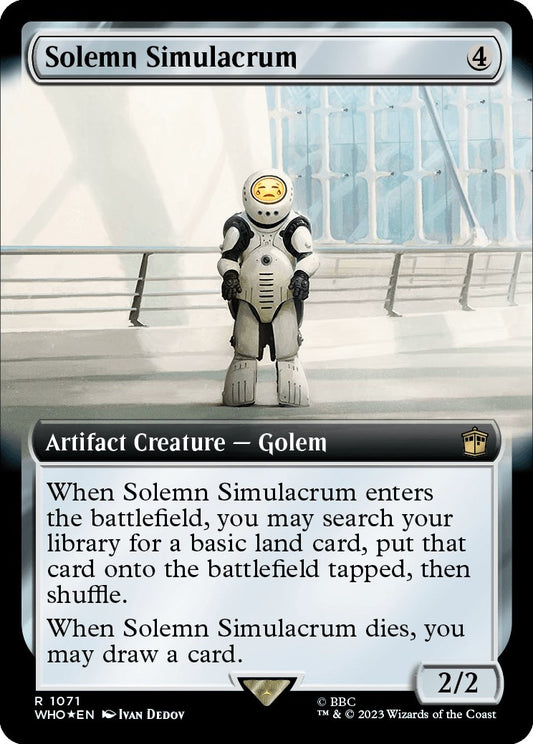 Solemn Simulacrum (Extended Art) (Surge Foil) [WHO - 1071]
