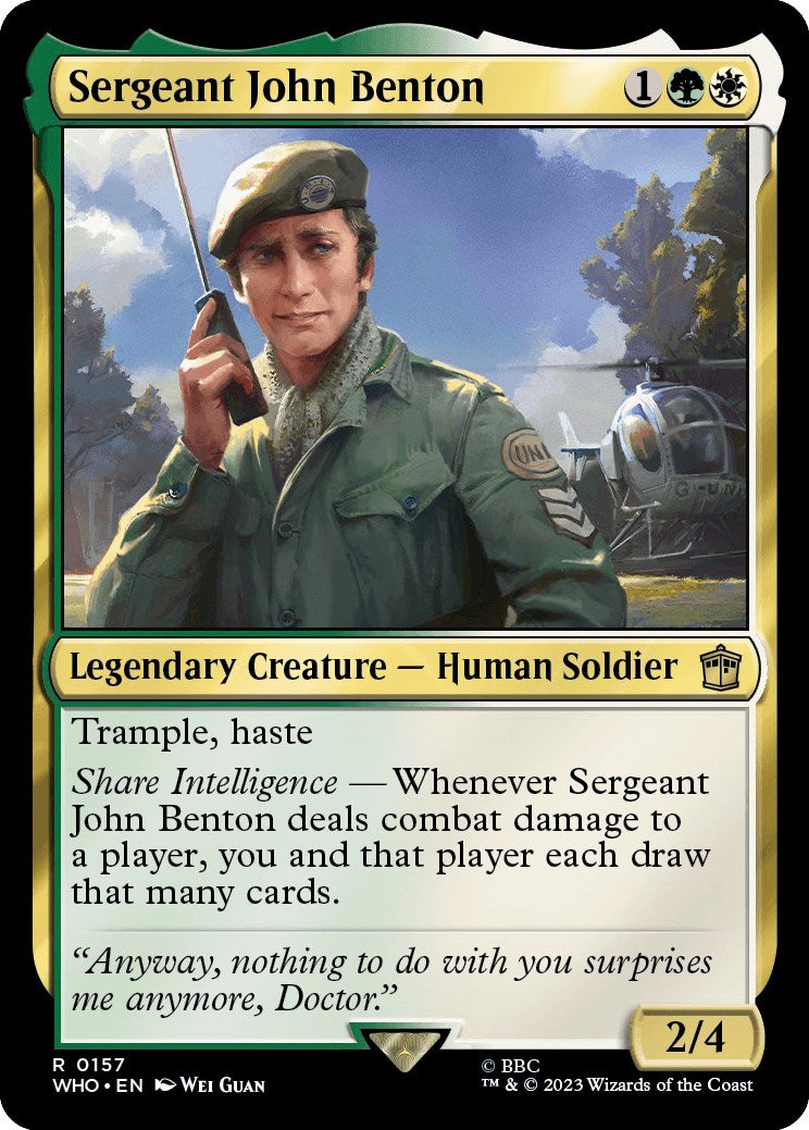 Sergeant John Benton [WHO - 157]