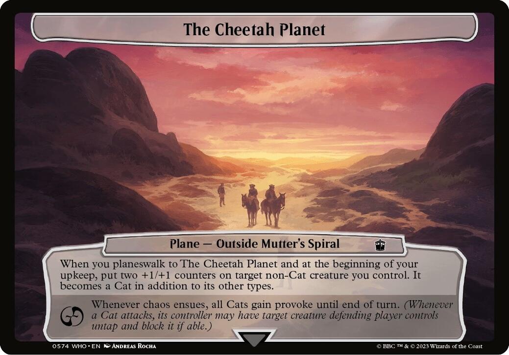 The Cheetah Planet [WHO - 574]