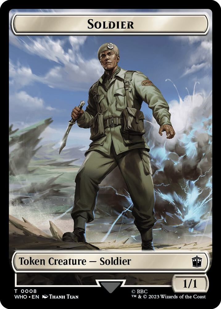 Horse // Soldier Double-Sided Token (Back)