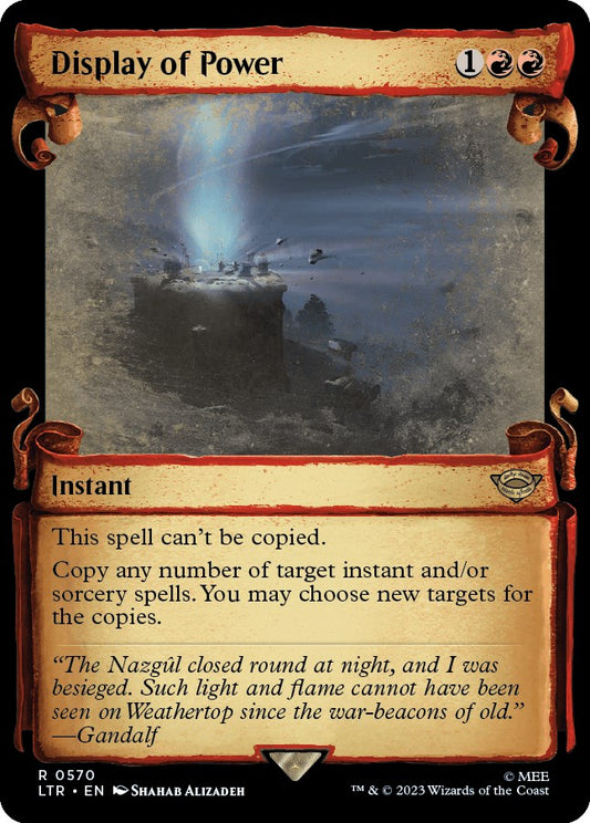 Display of Power (Showcase Scrolls) [LTR - 570]