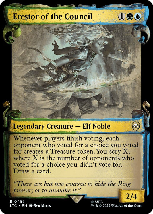 Erestor of the Council (Showcase Scrolls) [LTC - 457]