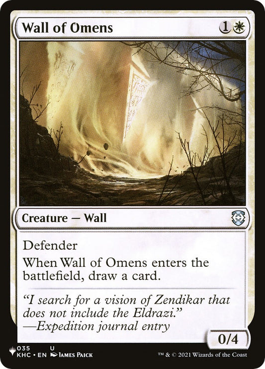 Wall of Omens (KHC) [LIST - 035]