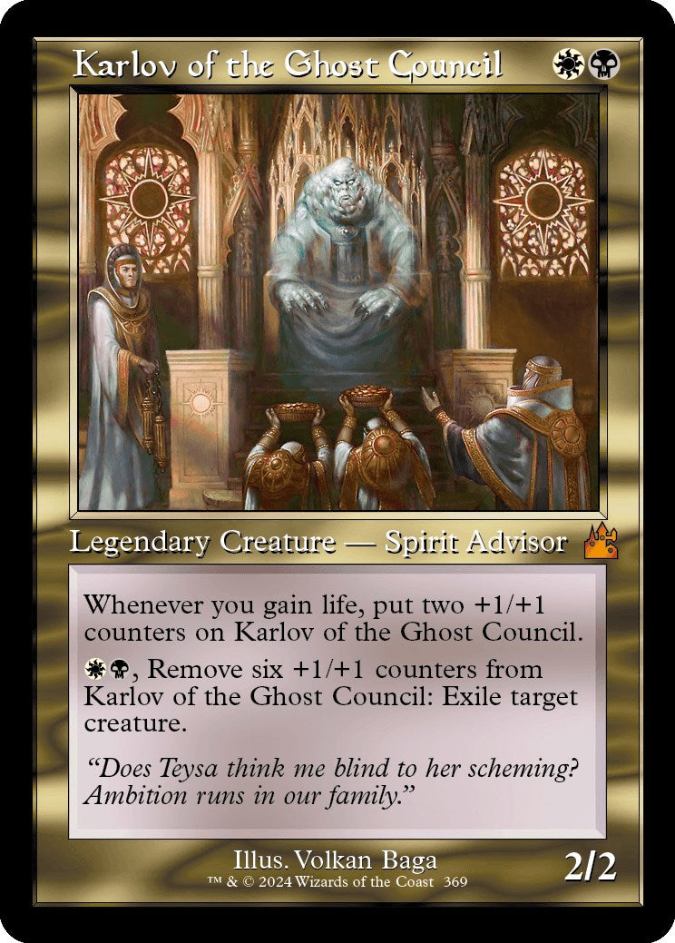 Karlov of the Ghost Council (Retro Frame) [RVR - 369]