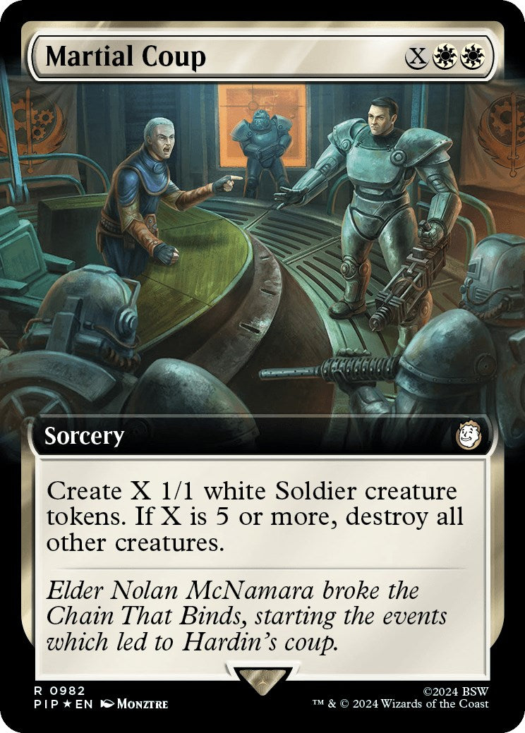 Martial Coup (Extended Art) (Surge Foil) [PIP - 982]