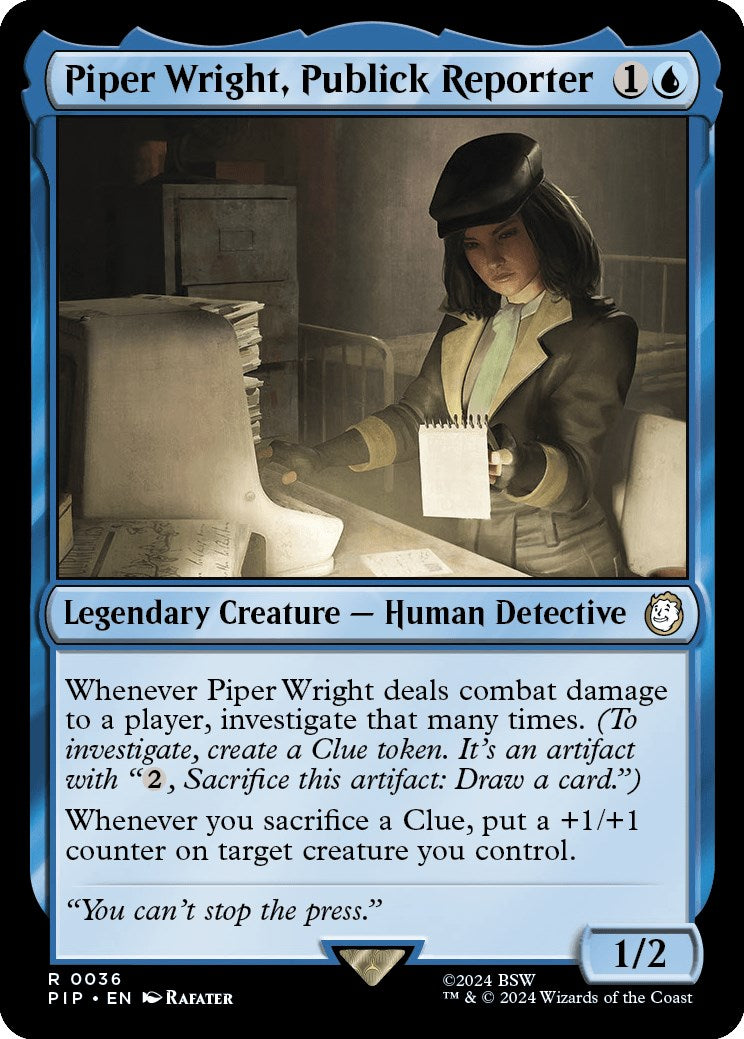 Piper Wright, Publick Reporter [PIP - 36]