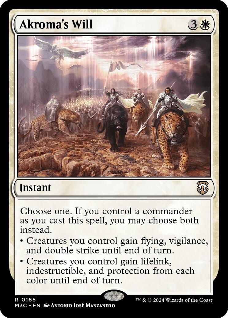Akroma's Will (Ripple Foil) [M3C - 165]