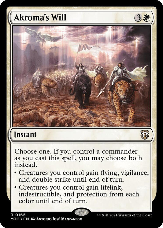 Akroma's Will (Ripple Foil) [M3C - 165]
