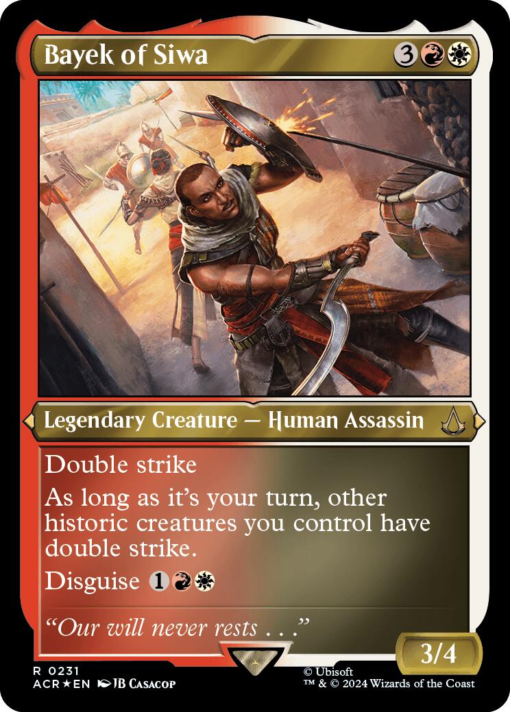 Bayek of Siwa (Foil Etched)