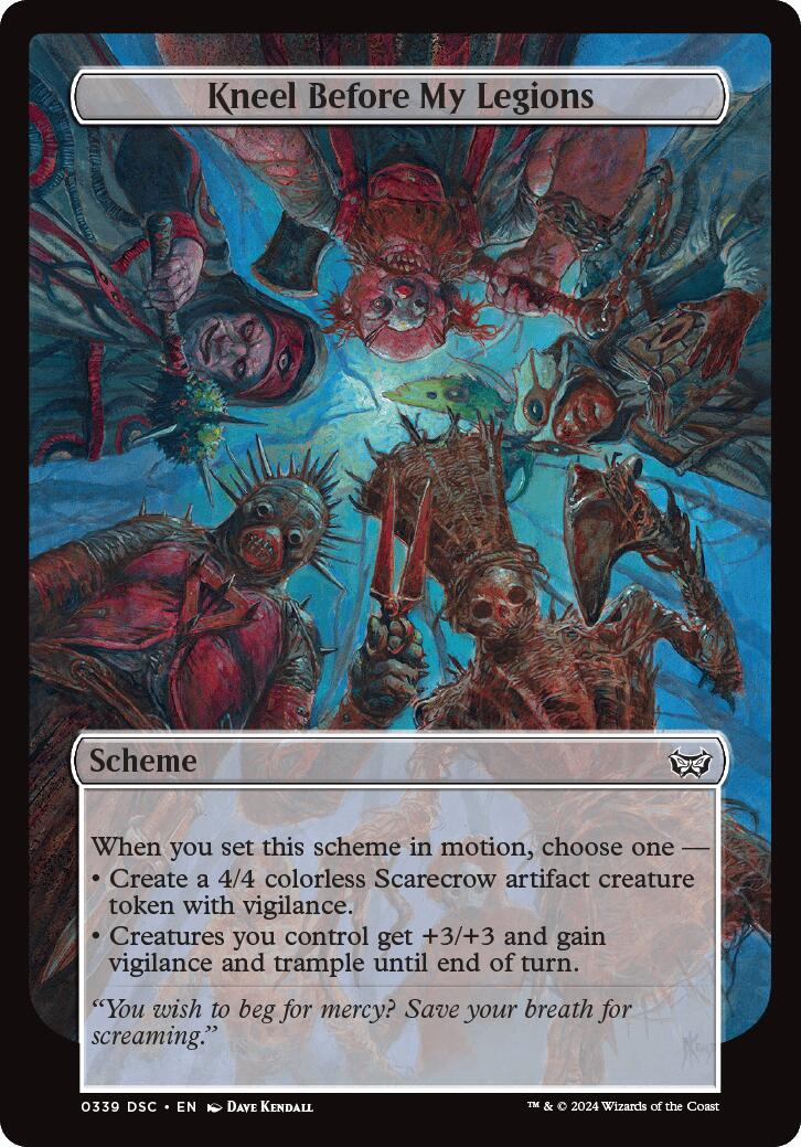 Kneel Before My Legions (Full Art) [A:DSC - 339]