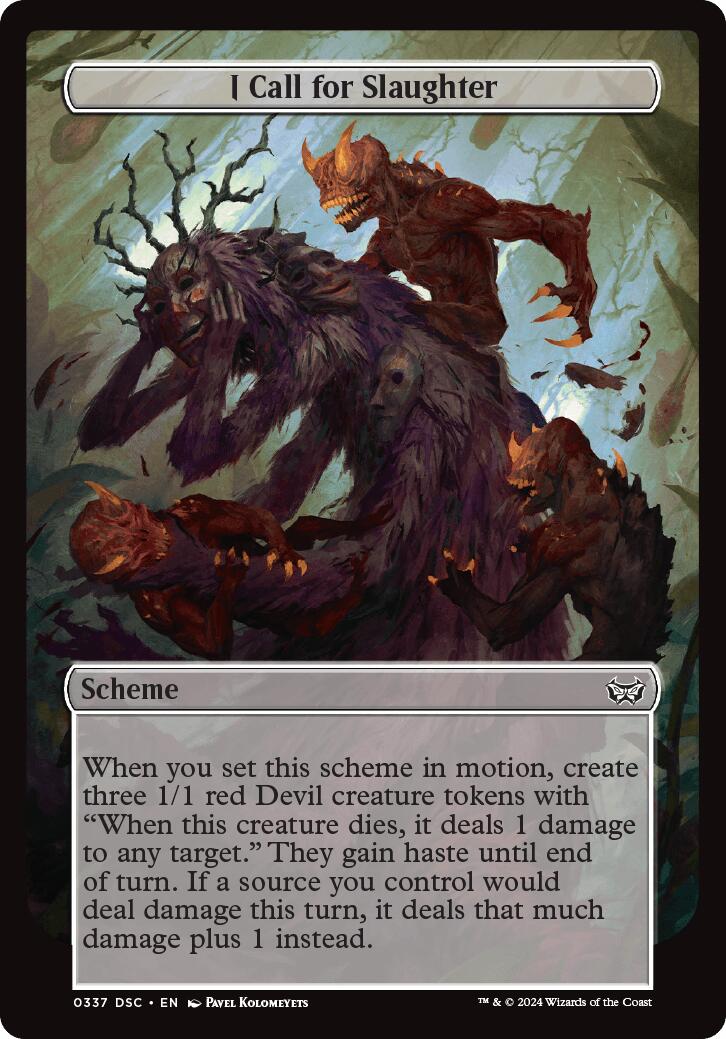 I Call for Slaughter (Full Art) [A:DSC - 337]