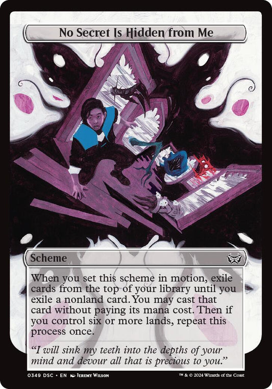 No Secret Is Hidden from Me (Full Art) [A:DSC - 349]