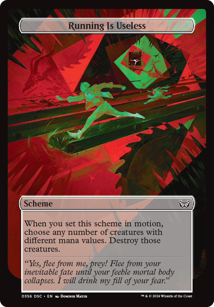 Running Is Useless (Full Art) [A:DSC - 356]