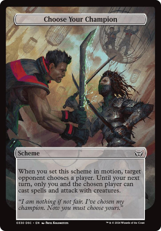 Choose Your Champion (Full Art) [A:DSC - 330]