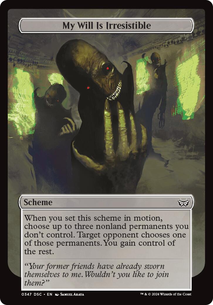 My Will Is Irresistible (Full Art) [A:DSC - 347]
