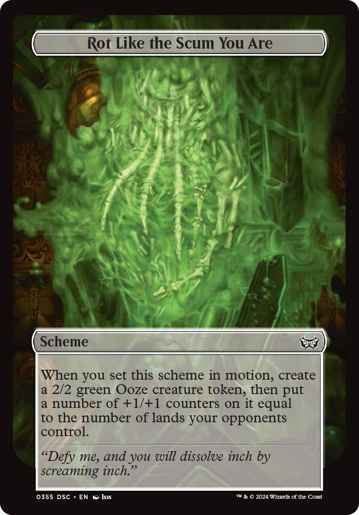 Rot Like the Scum You Are (Full Art) [A:DSC - 355]