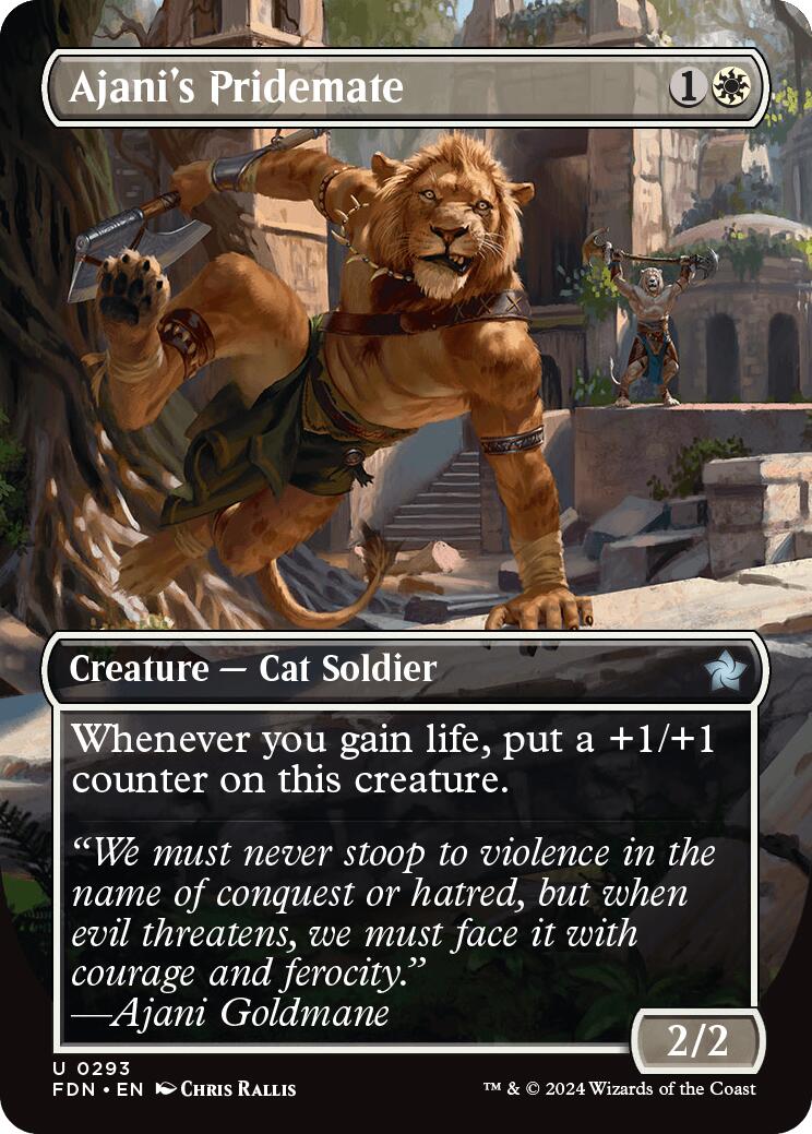 Ajani's Pridemate (Borderless) [FDN - 293]