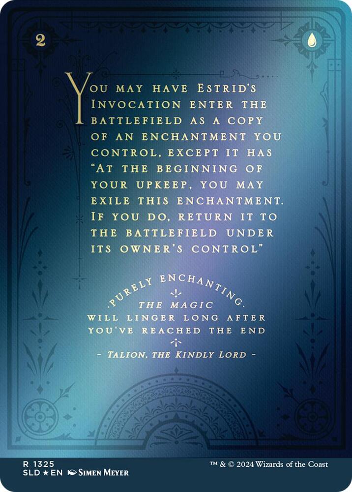 Estrid's Invocation (Back)