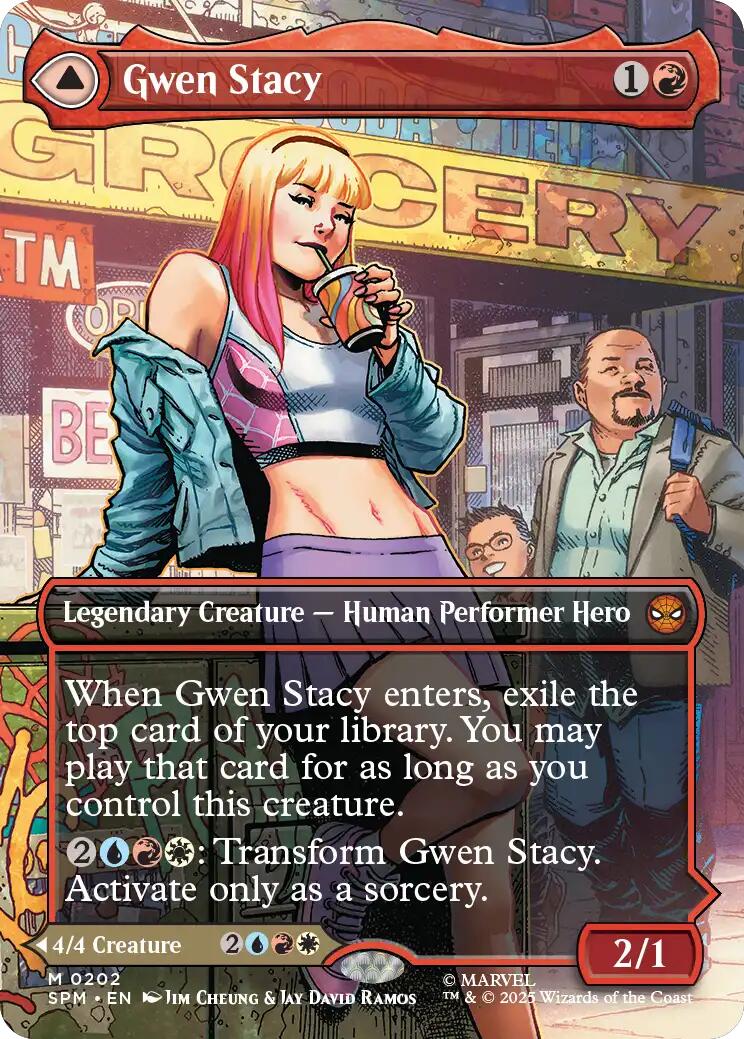 Gwen Stacy (0202) (Borderless)