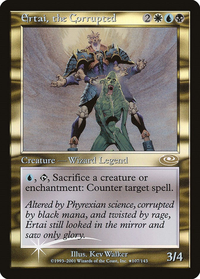 Ertai, the Corrupted (Alt. Art Foil) [PLS - 107]