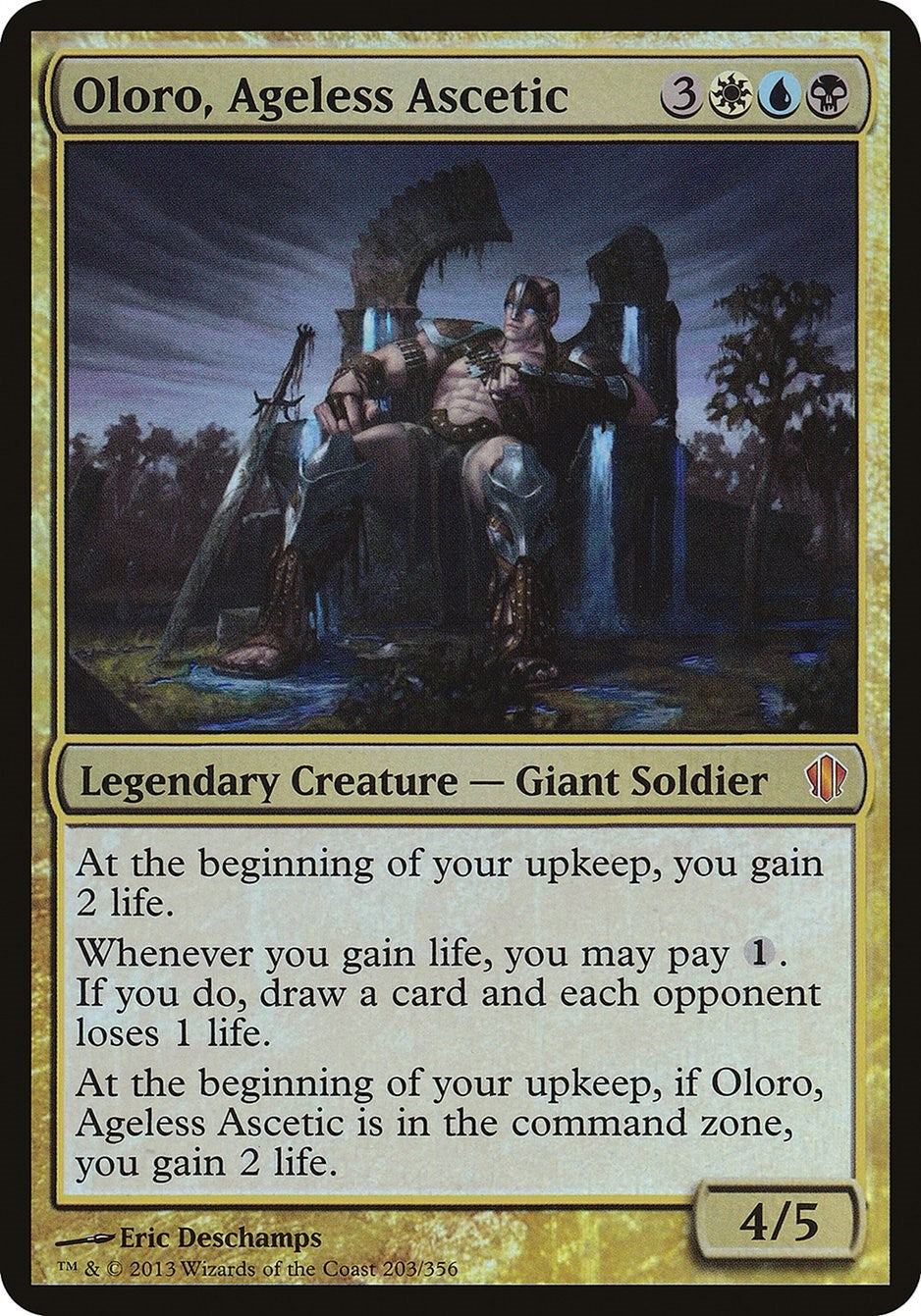 Oloro, Ageless Ascetic (Commander 2013) [OVER - 203]