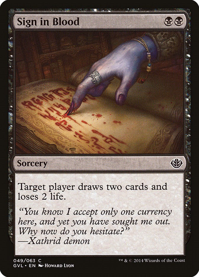 Sign in Blood [DD3 - 49]