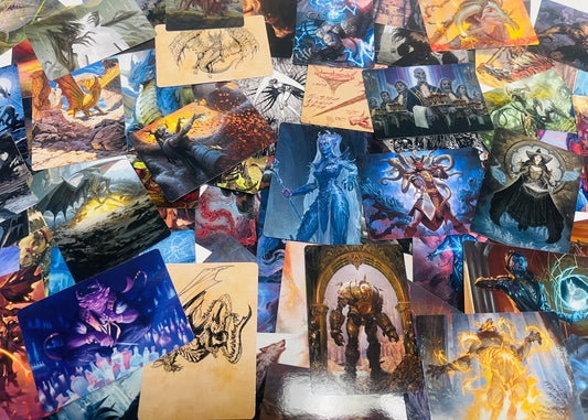 1,000 Art Series Cards Includes 50 Gold Stamped Signatures - MTG