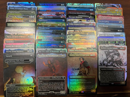 50 Random FOIL Borderless Cards - MTG