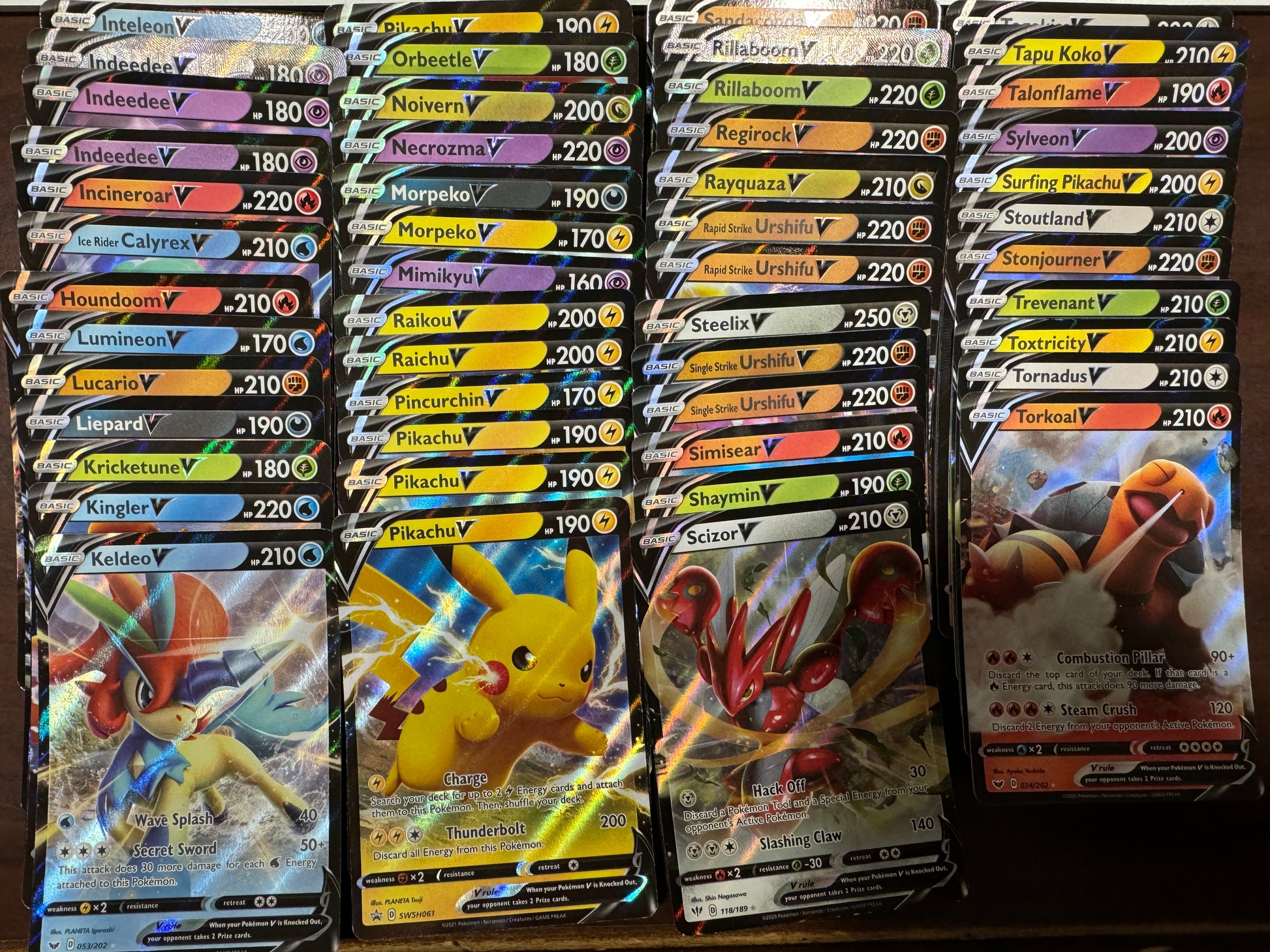 50 random pokemon cards 50 Random Pokemon V Cards – BD Magic Emporium
