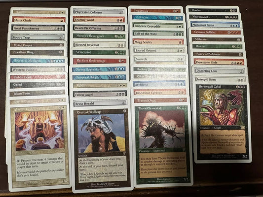 50 Vintage White Border Rares - HUGE Lot Random - LP / PL - MTG Magic