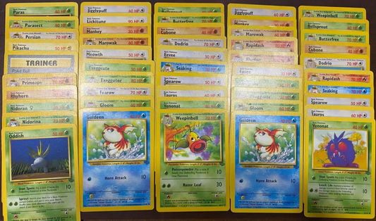 50 Random Jungle Cards - Pokémon